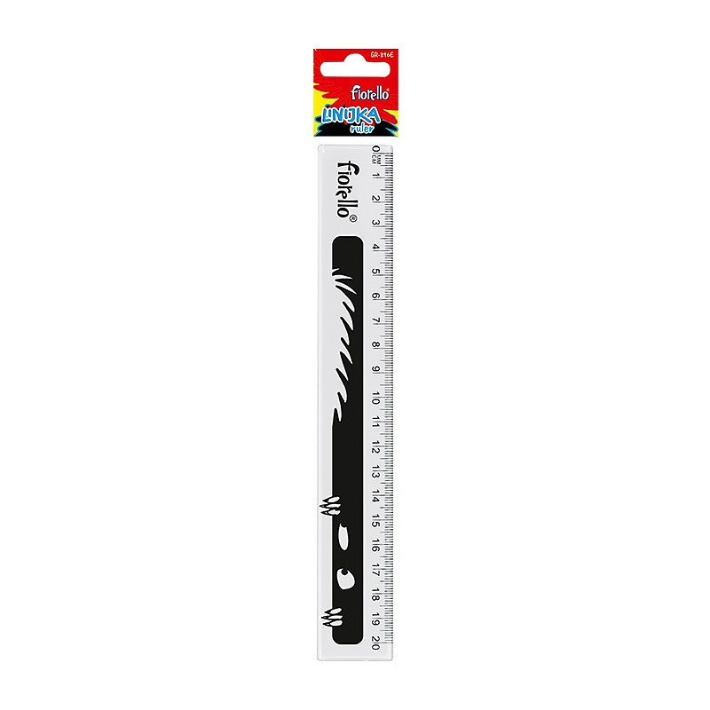 Linijka plastikowa Fiorello 20cm