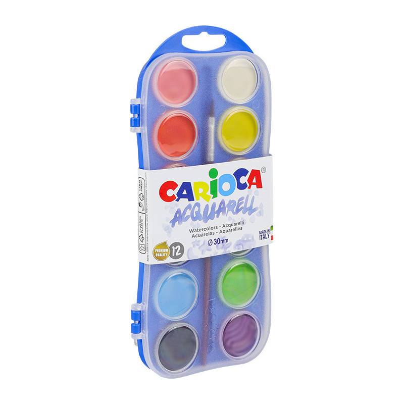 Farby wodne Carioca Acquarell 12 kolorów