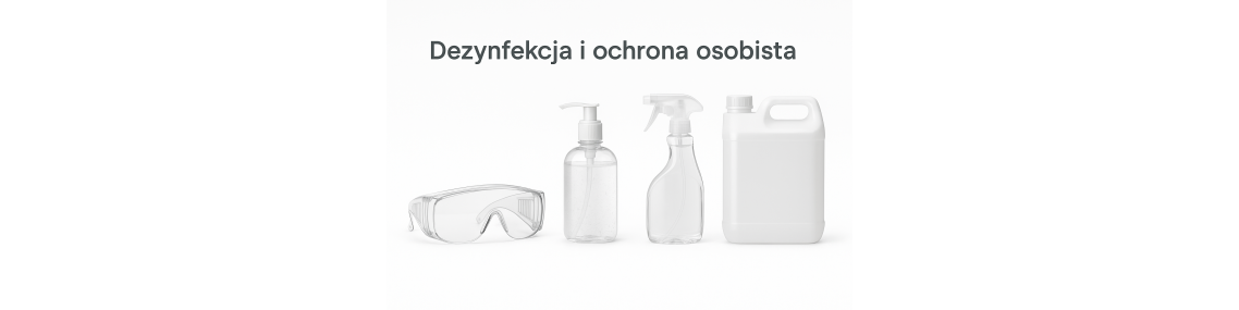 Dezynfekcja i ochrona osobista | Środki do dezynfekcji, okulary ochronne | Sklep online