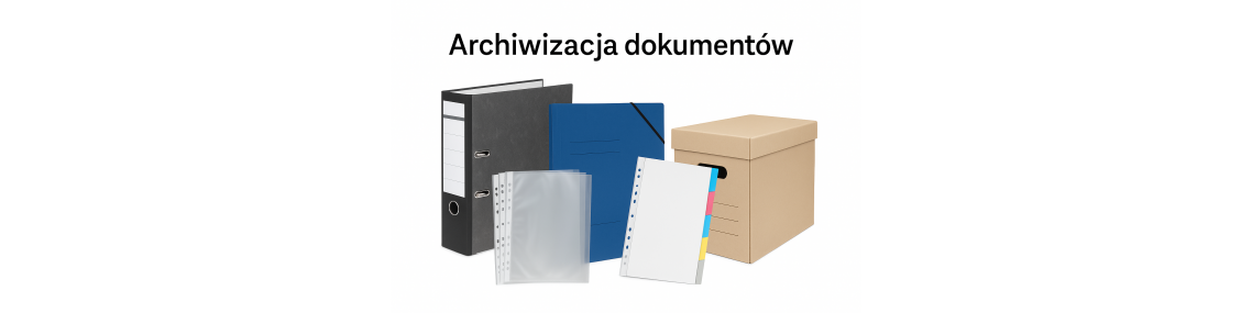 Archiwizacja dokumentów | Segregatory, teczki, pudła archiwizacyjne | Sklep online