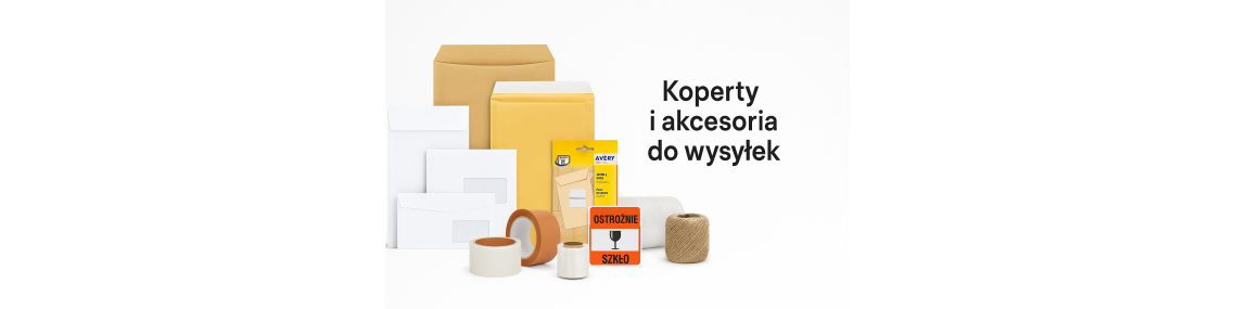 Koperty i akcesoria do wysyłek | Koperty bąbelkowe, taśmy pakowe, etykiety | Sklep online