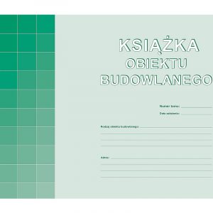 KSIĄŻKA OBIEKTU BUDOWLANEGO A4 (OFFSET)