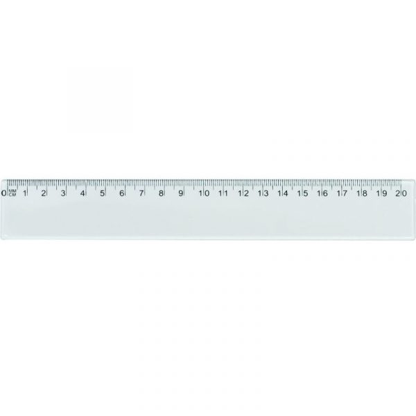 LINIJKA PRZEZROCZYSTA 20cm