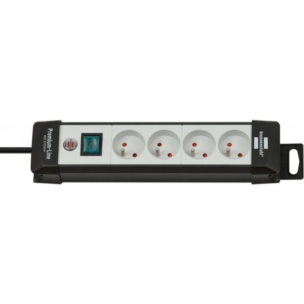 Listwa zasilajaca Bernnenstuhl Premium 1.8m/4g czarna