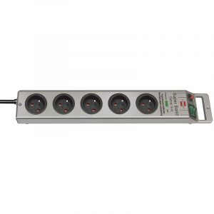 Listwa zasilajaca Bernnenstuhl Supersolid 2.5m/5g srebrna
