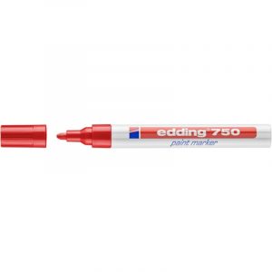 Marker olejowy Edding 750 czerwony