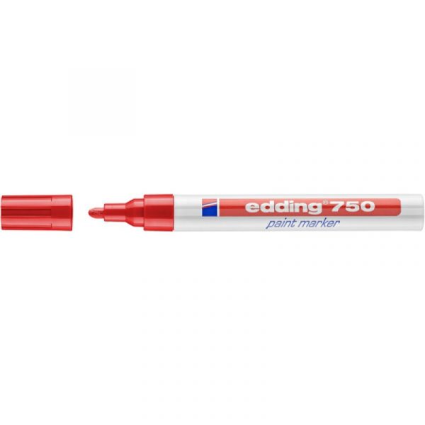 Marker olejowy Edding 750 czerwony