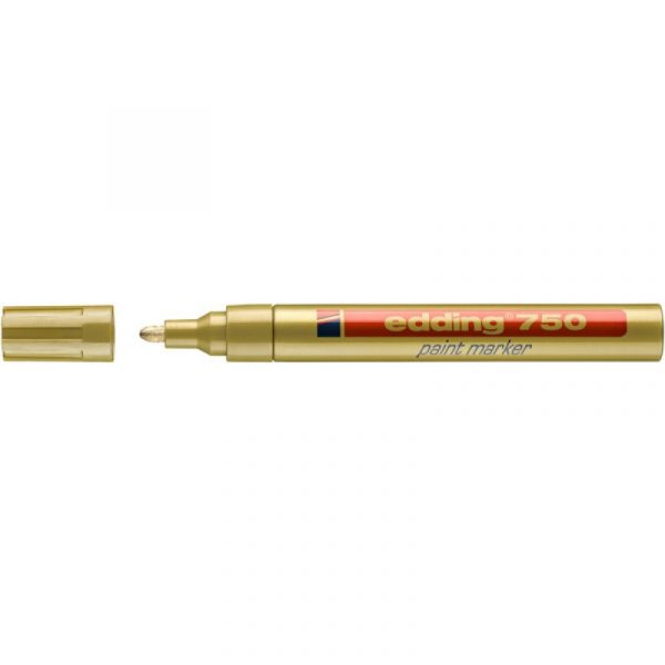 Marker olejowy Edding 750 złoty