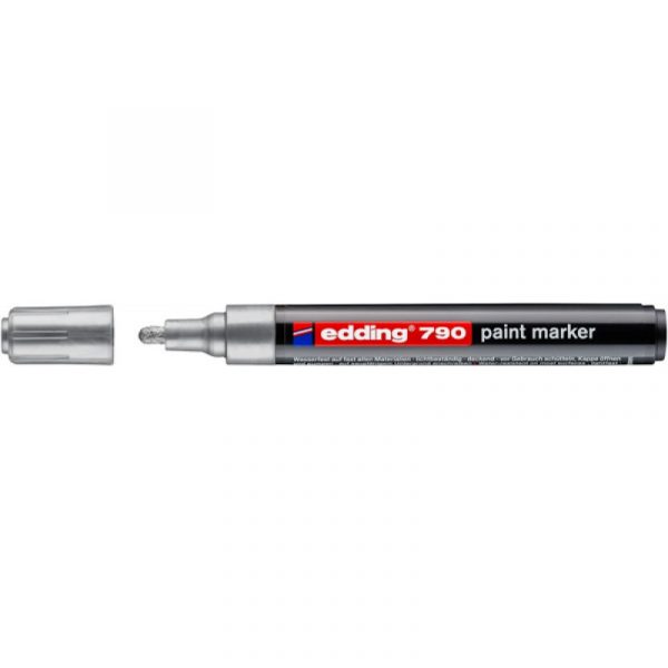 Marker olejowy Edding 790 srebrny