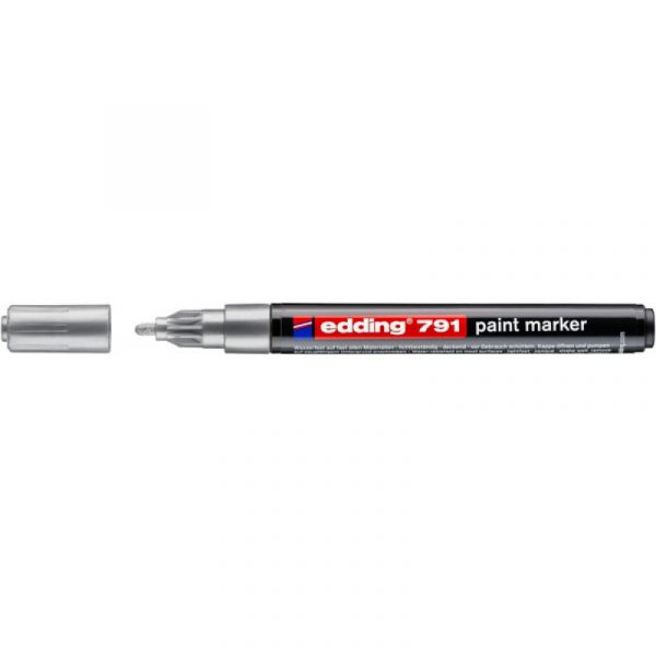 Marker olejowy Edding 791 srebrny