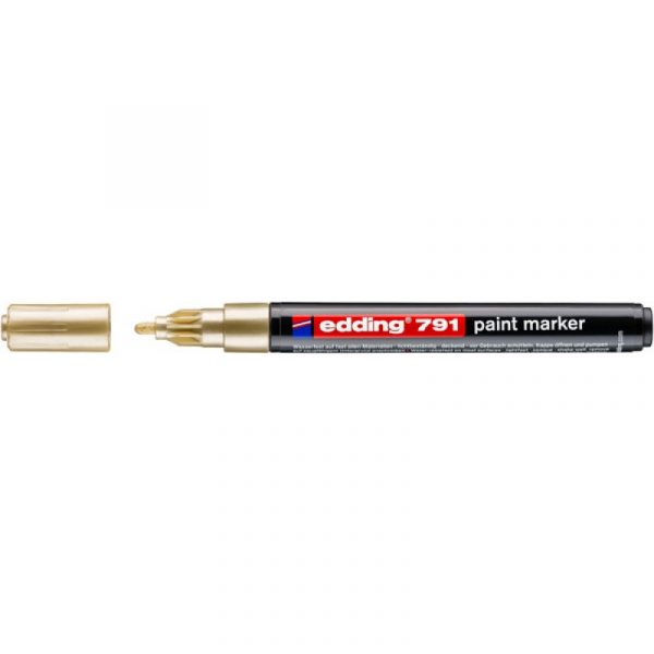 Marker olejowy Edding 791 złoty