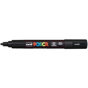 MARKER Z FARBĄ PLAKATOWĄ UNI PC-5M POSCA CZARNY