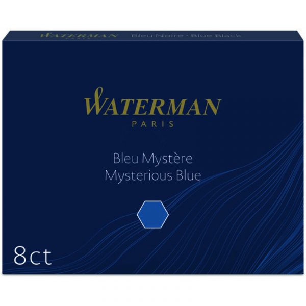 NABOJE ATRAMENTOWE WATERMAN STANDARD NIEBIESKO-CZARNE (8)