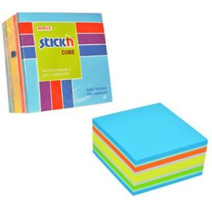 KARTECZKI STICK'N 76*76mm MIX KOLORÓW (400)