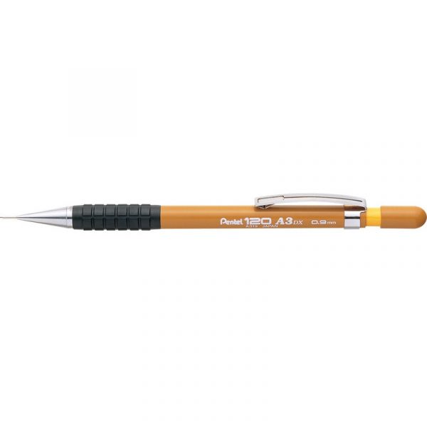 OŁÓWEK AUTOMATYCZNY PENTEL A319 0,9mm CIEMNOŻÓŁTY