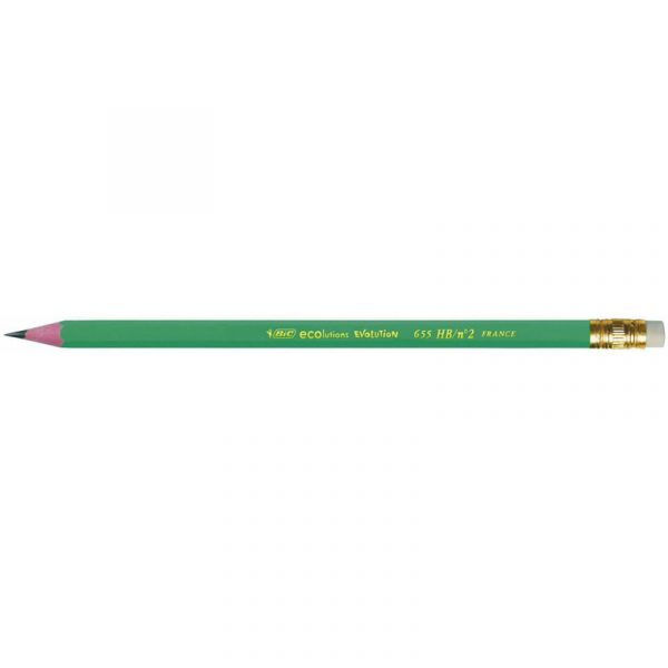 Ołówek BiC Evolution 655 HB z gumką
