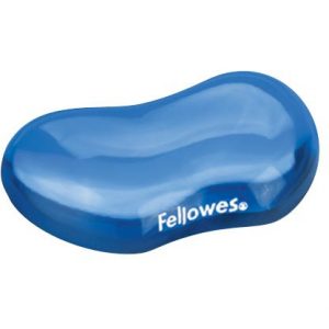 PODKŁADKA POD NADGARSTEK FELLOWES CRYSTAL NIEBIESKA