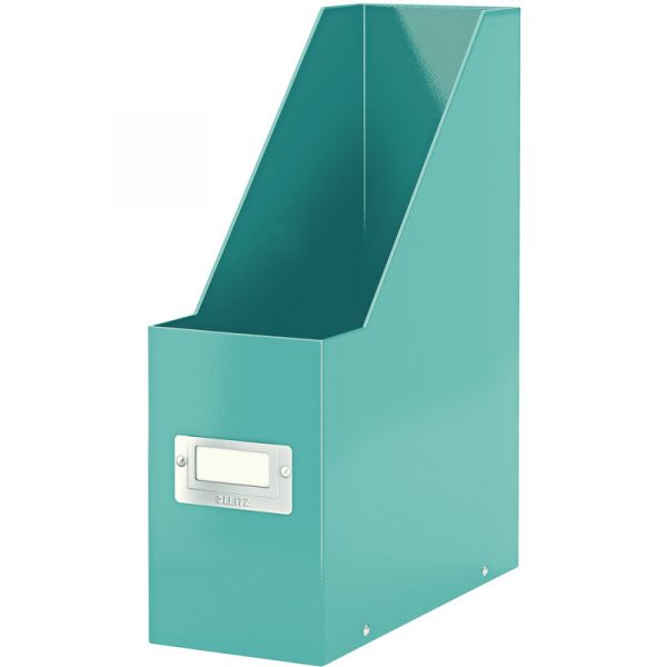 Pojemnik kartonowy Leitz Wow C&S A4/100mm turkusowy
