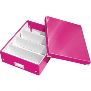 PUDŁO LEITZ CLICK&STORE 280*100*370mm RÓŻOWE
