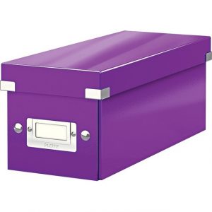 PUDŁO LEITZ CLICK&STORE 143*136*352mm FIOLETOWE