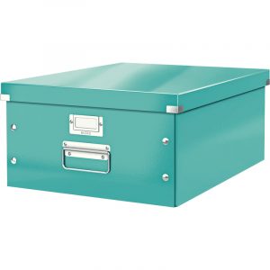PUDŁO LEITZ CLICK&STORE 369*200*482mm TURKUSOWE