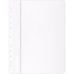 Skoroszyt wpinany Office Products A4 PP biały (25)