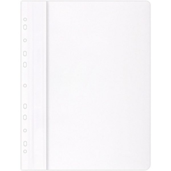 Skoroszyt wpinany Office Products A4 PP biały (25)