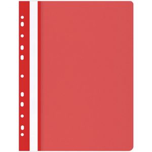 Skoroszyt wpinany Office Products A4 PP czerwony (25)