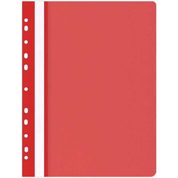Skoroszyt wpinany Office Products A4 PP czerwony (25)