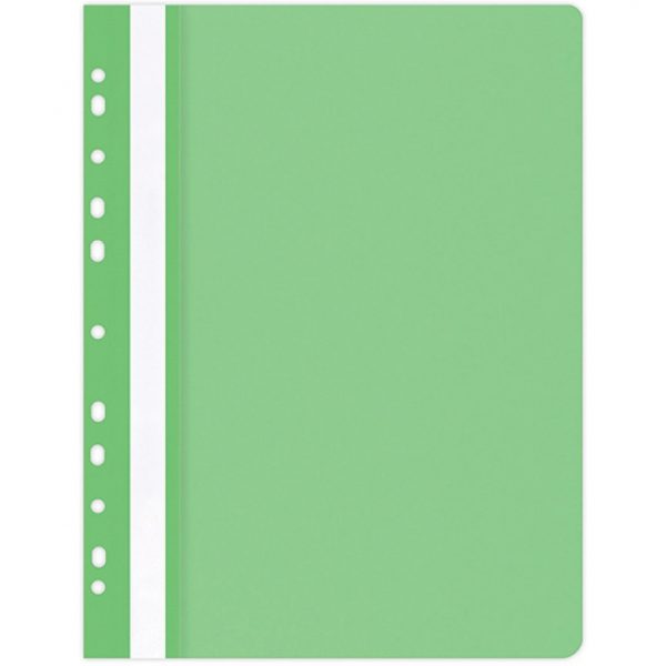 Skoroszyt wpinany Office Products A4 PP jasnozielony (25)