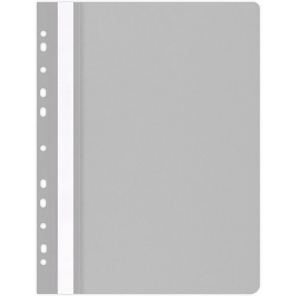 Skoroszyt wpinany Office Products A4 PP szary (25)