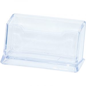 Przybornik na wizytówki Donau transparentny