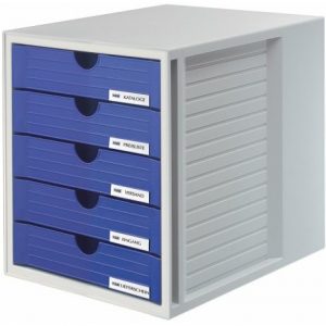 Pojemnik 5 szuflad Han szary