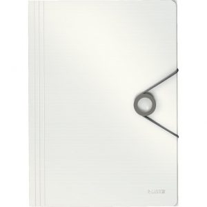 TECZKA Z GUMKĄ LEITZ SOLID 15mm BIAŁA