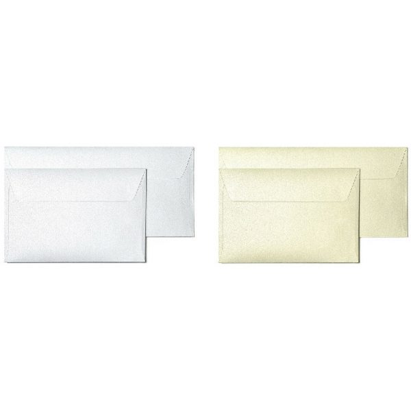 KOPERTY OZDOBNE GALERIA PAPIERU 158*158mm BIAŁE (10)