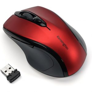 Mysz Kensington Pro Fit czarno-czerwona