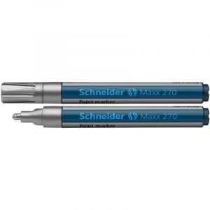 Marker olejowy Schneider Maxx 270 srebrny