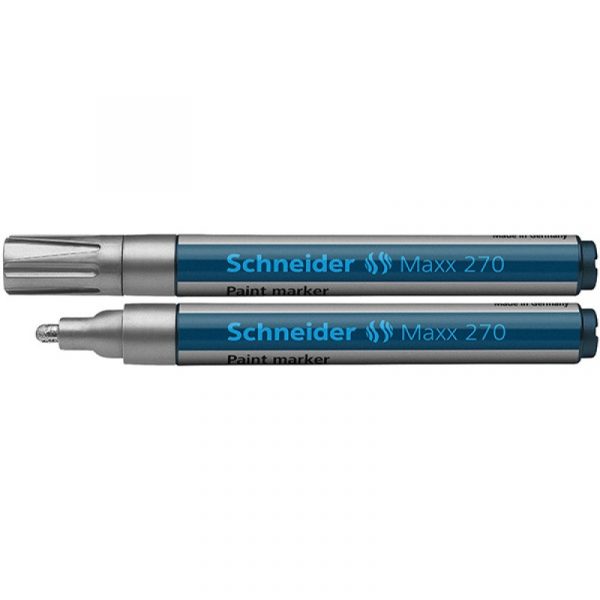 Marker olejowy Schneider Maxx 270 srebrny
