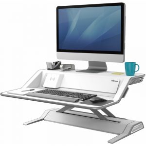 Stanowisko do pracy Fellowes Sit-Stand Lotus DX białe