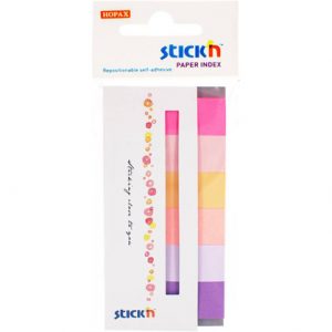 ZAKŁADKI STICK'N 15x45mm 6 KOLORÓW (6x30)