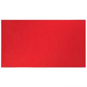TABLICA TEKSTYLNA NOBO 85" (188x106cm) CZERWONA