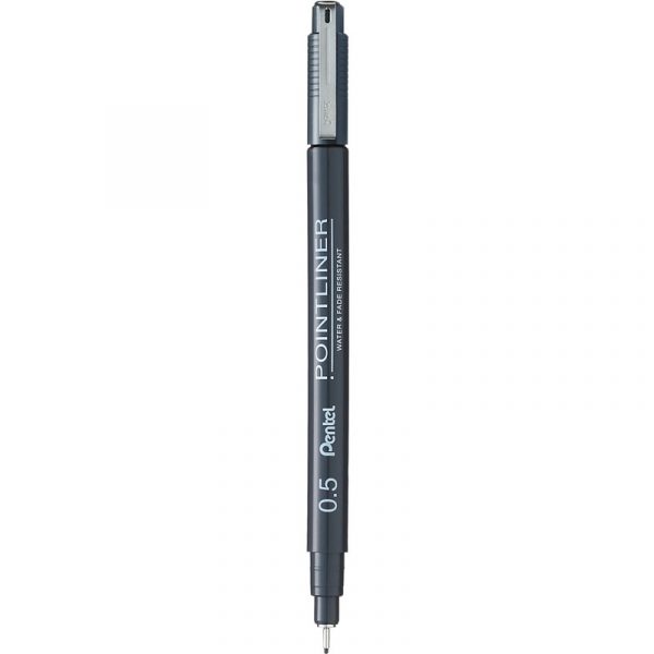 Cienkopis Pentel PointLiner 0.5mm czarny