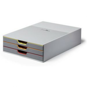 Pojemnik 3 szuflady Durable Varicolor