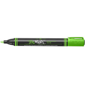 Marker kredowy Rystor Glass RMG-1 zielony