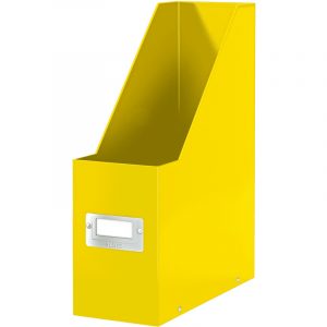 Pojemnik kartonowy Leitz Wow C&S A4/100mm żółty