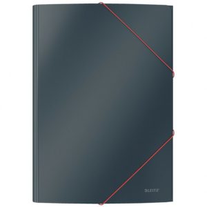 Teczka kartonowa z gumką Leitz Cosy A4 szara