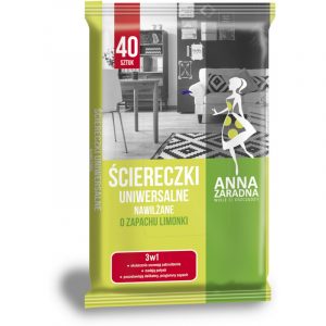 Ściereczki nawilżane Anna Zaradna limonka (40)
