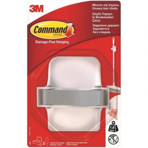 Uchwyt na szczotki Command biały