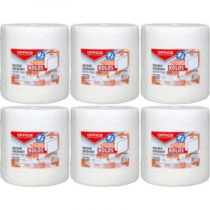 Ręczniki w rolce Office Products 100m 2w celuloza białe (6)