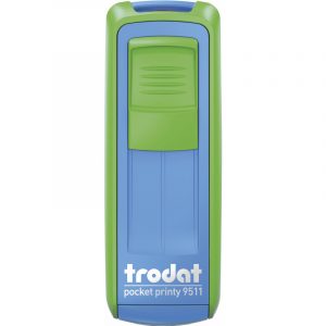 Pieczątka Trodat Pocket Printy 9511 zielono-niebieska